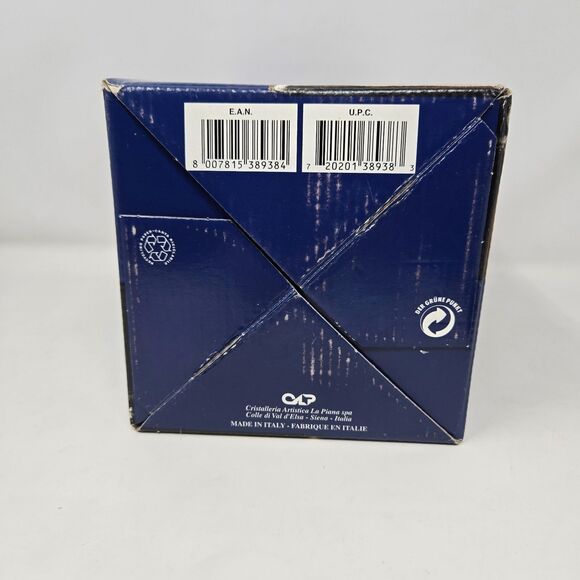 Capri Crystal Lotus Clear Vase 10" x 3.25" Genuine 24% Leaded Crystal New in Box - Picture 13 of 13